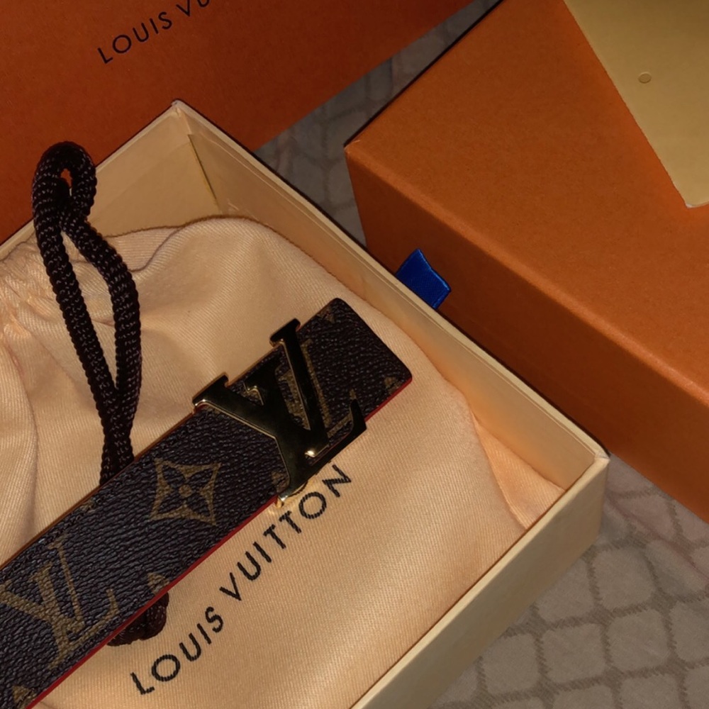 LV INITIALES 30MM REVERSIBLE BELT